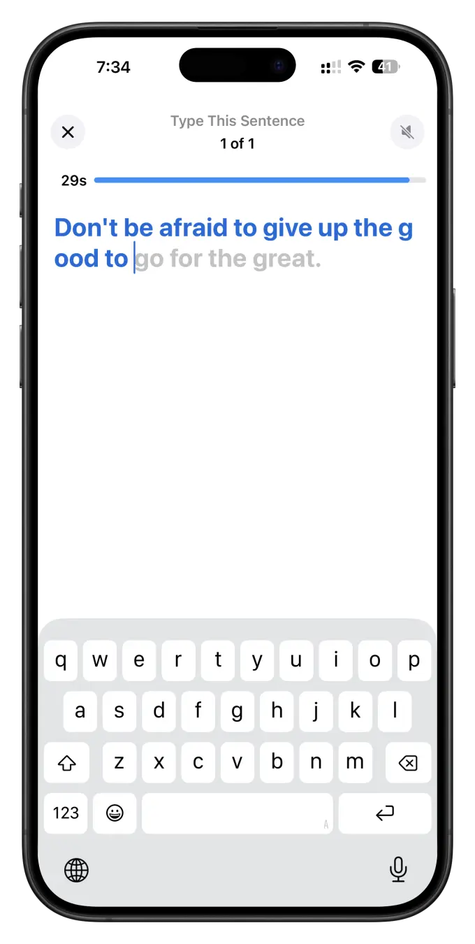 The ProAlarm Type Sentences wake-up mission in progress